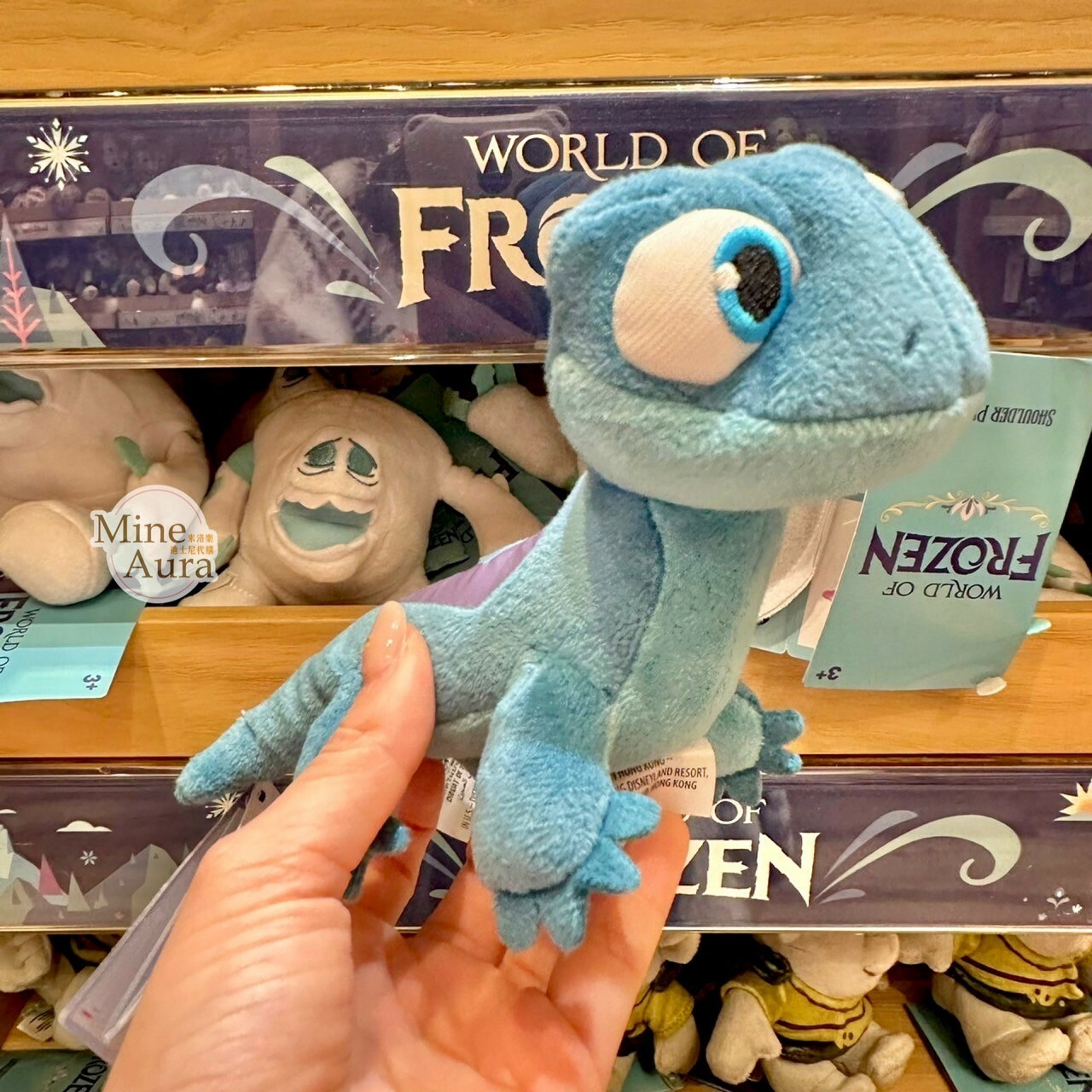 火精靈 蠑螈 布魯尼Bruni 磁鐵 坐肩 絨毛 娃娃 公仔 冰雪奇緣 Frozen -香港迪士尼樂園