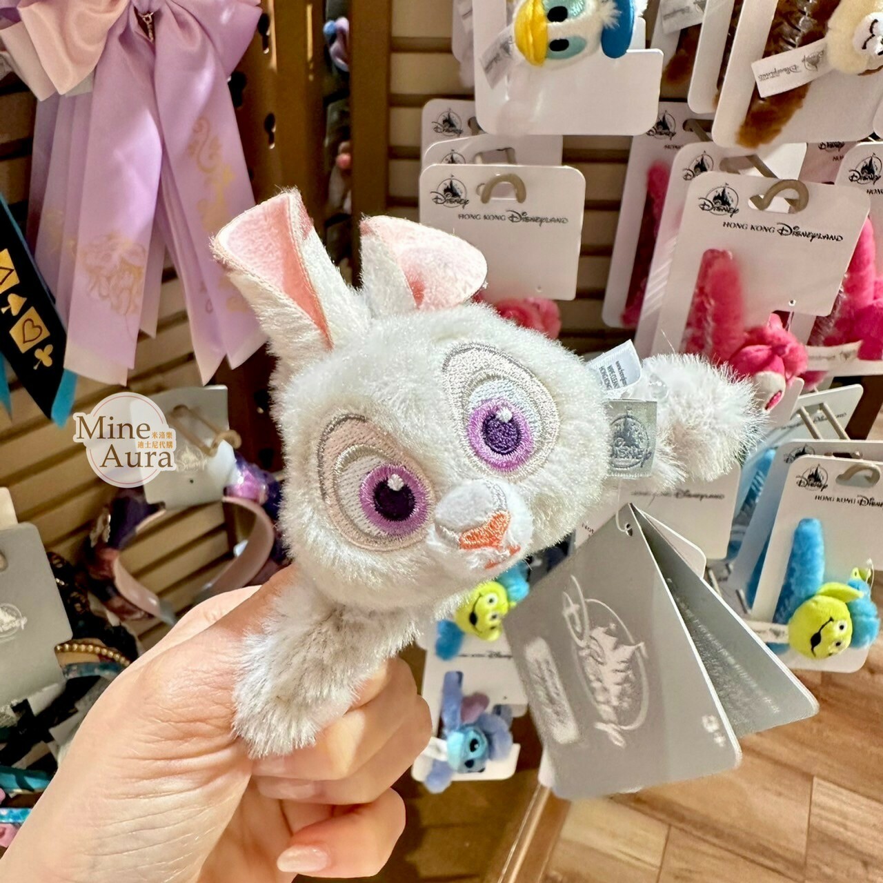 哈茱蒂 Judy 兔 大頭造型 絨毛 髮夾 髮抓 鯊魚夾 動物方城市 Zootopia -香港迪士尼樂園