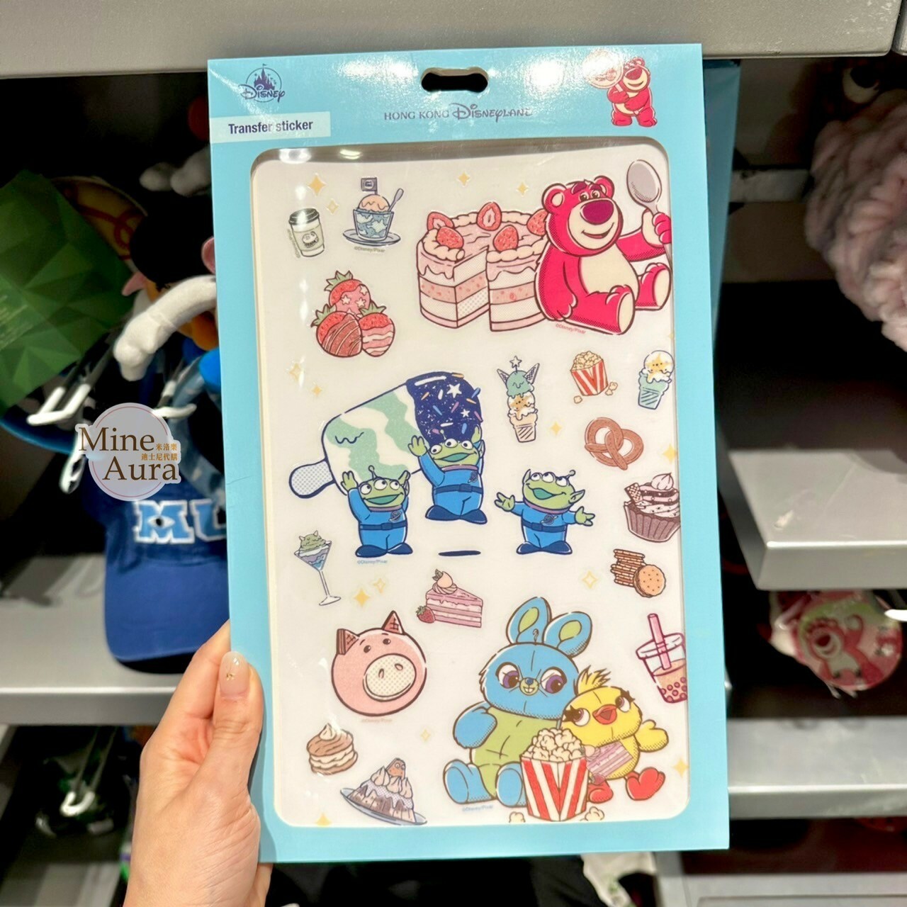 玩具總動員 Toy Story 角色集合圖案 造型 轉印 貼紙 -香港迪士尼樂園