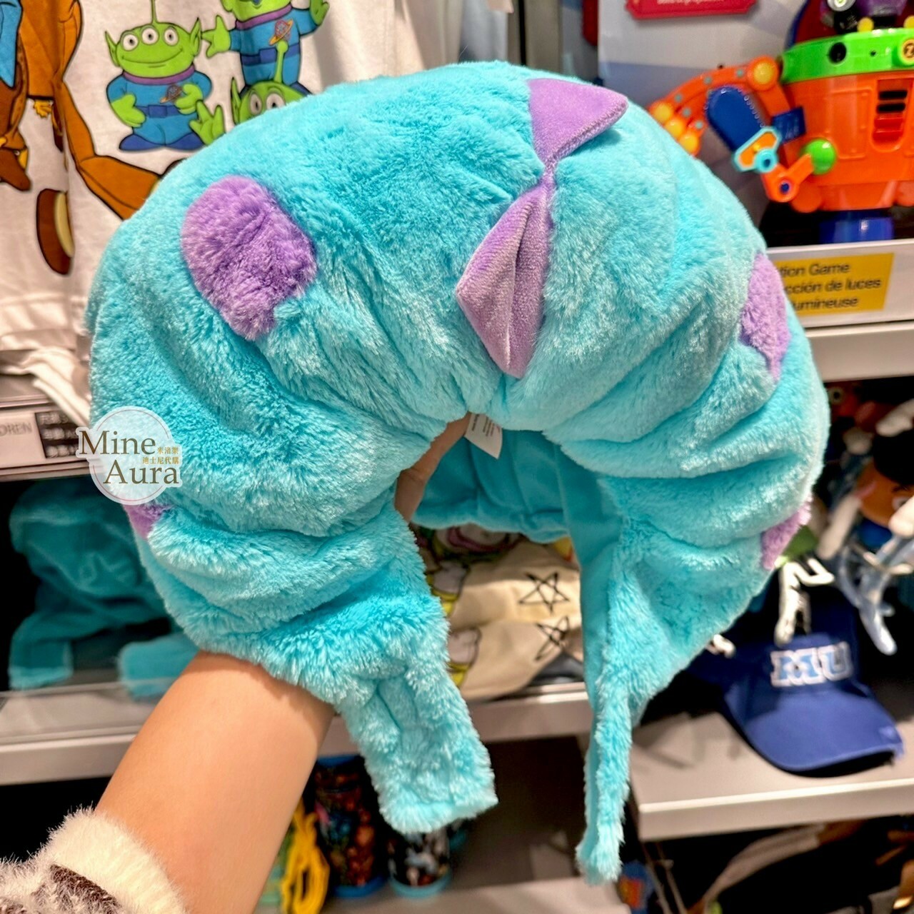 毛怪 蘇利文 Sullivan 絨毛立體大頭 造型帽 怪獸電力公司 Monsters, Inc. -香港迪士尼樂園