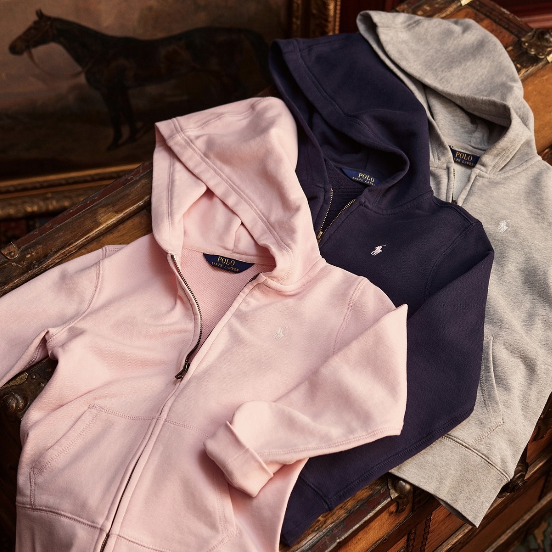 ［美國現貨］Ralph Lauren Big Girls Full-Zip Hoodie