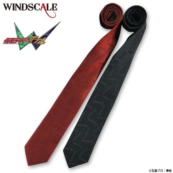 227025 Pbandai 預訂2025/5月 仮面ライダーW WIND SCALE　ネクタイ　ロゴ総柄