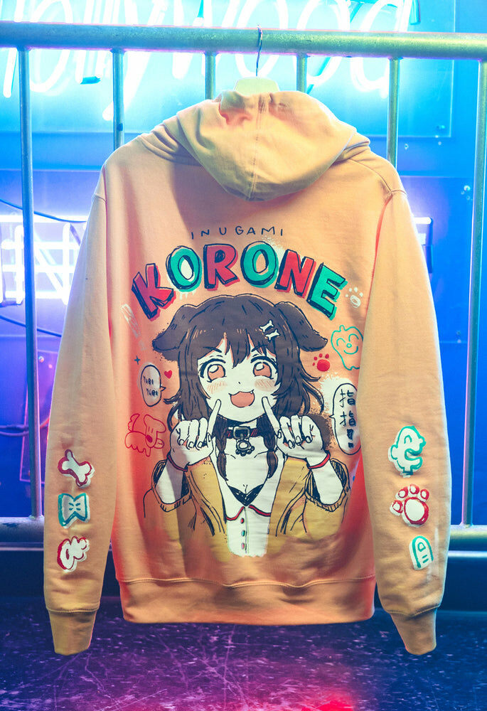 「官方代購」Hololive GAMER X OMOCAT - INUGAMI KORONE Hoodie