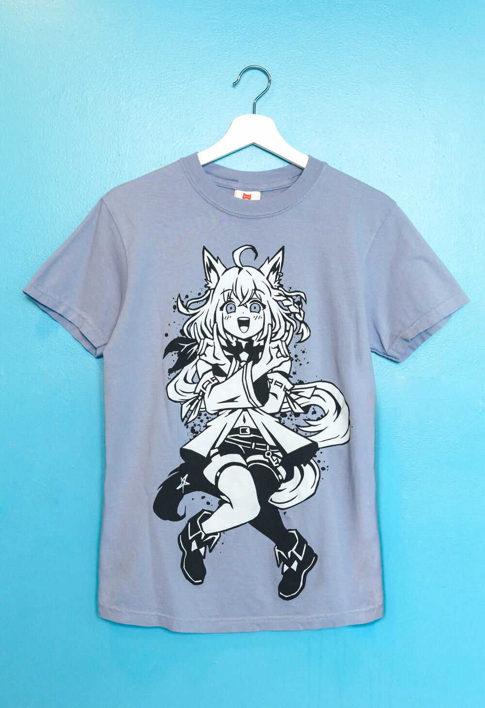 「官方代購」Hololive GAMER X OMOCAT - SHIRAKAMI FUBUKI T-Shirt