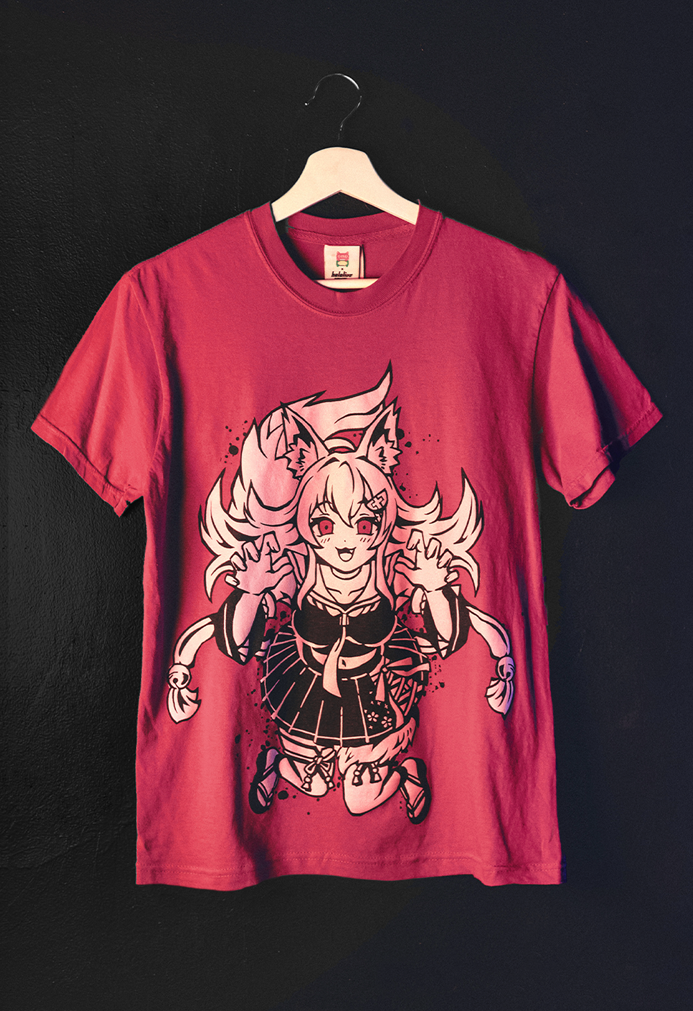 「官方代購」Hololive GAMER X OMOCAT - OOKAMI MIO T-Shirt