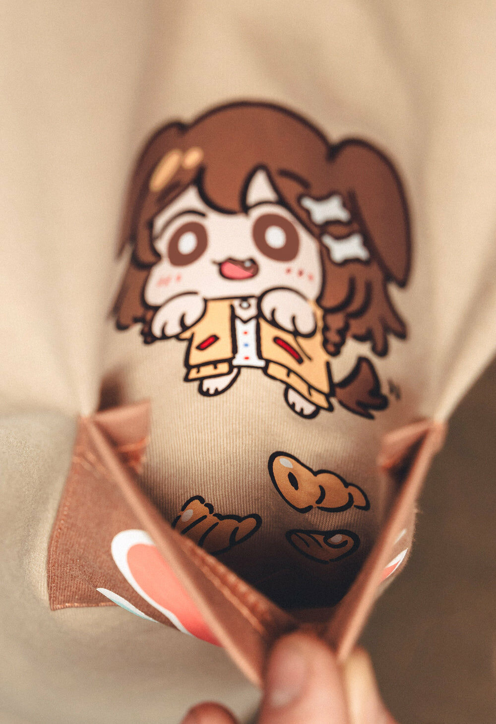 「官方代購」Hololive GAMER X OMOCAT - INUGAMI KORONE Pocket T-Shirt