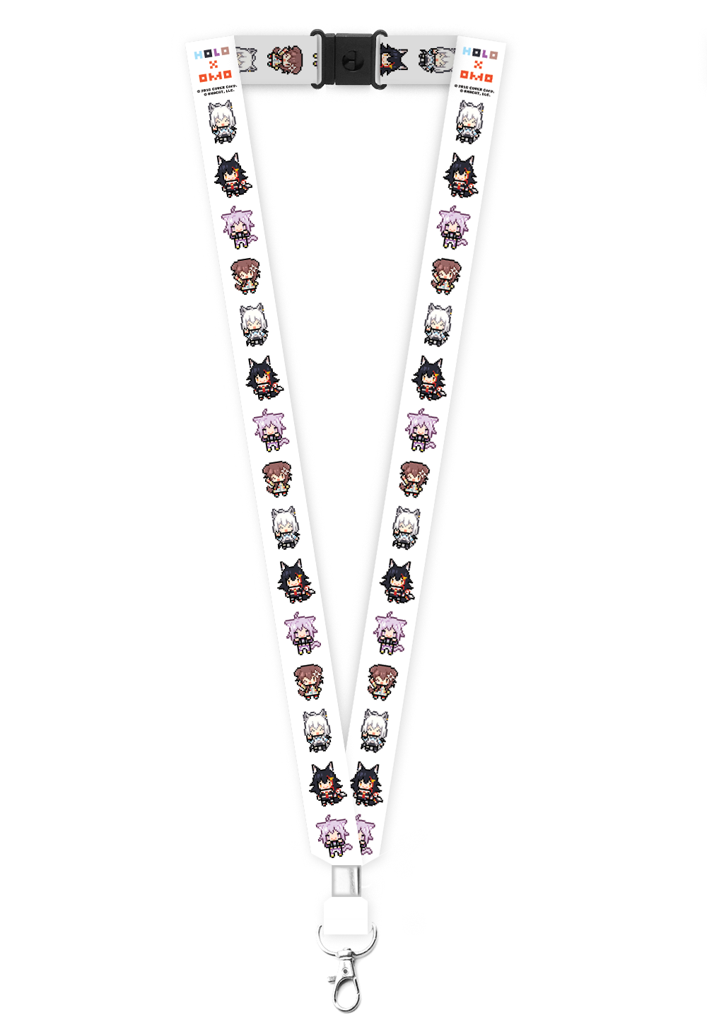 「官方代購」Hololive GAMER X OMOCAT -  Pixel hololive GAMERS Lanyard