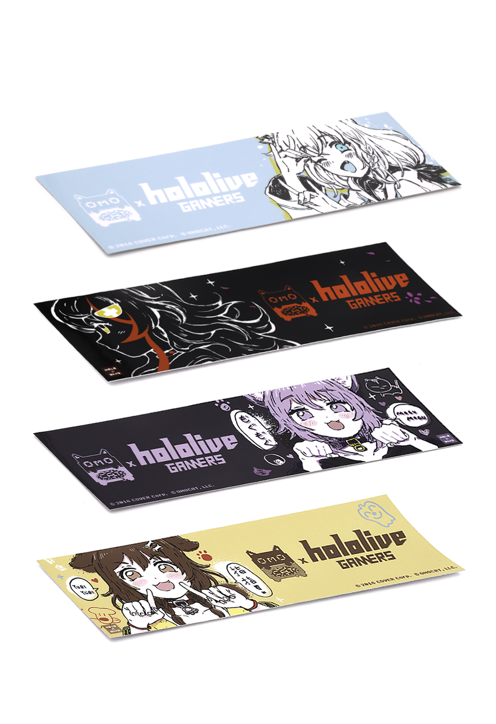 「官方代購」Hololive GAMER X OMOCAT -  hololive GAMERS Vinyl Decal 車身貼紙