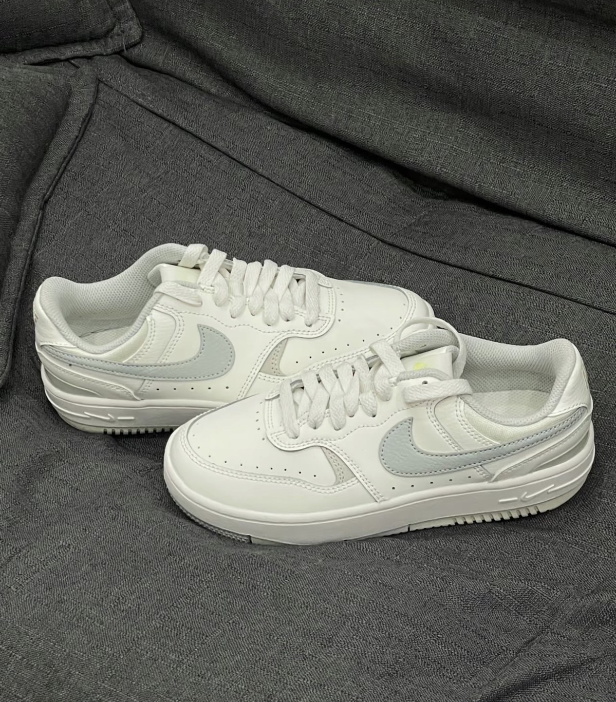 NIKE GAMMA FORCE W AF1 奶油灰 厚底