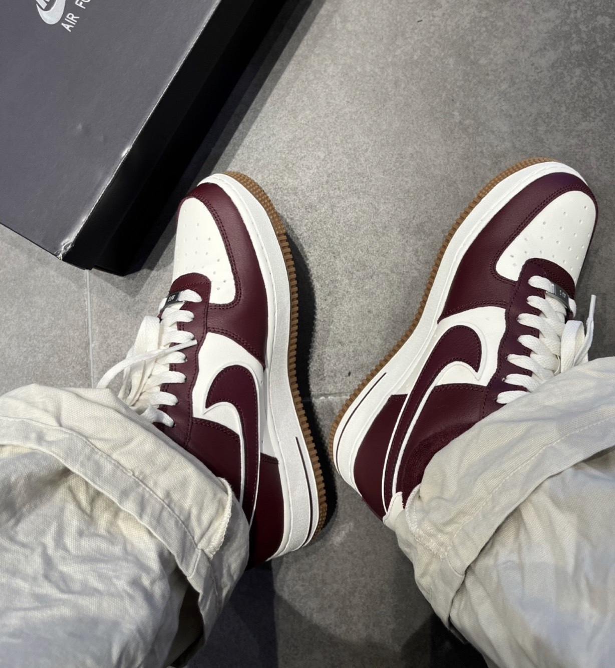 Nike Air Force 1 Low College Pack 酒紅 焦糖底