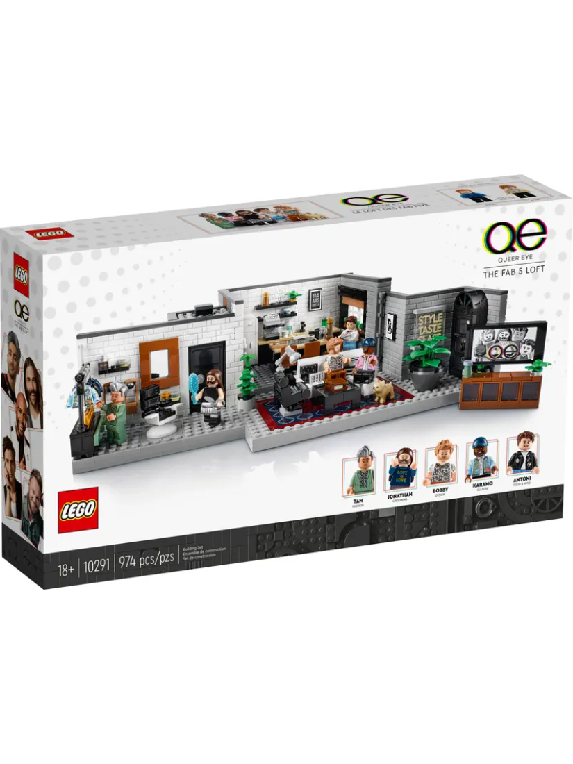 LEGO 10291 Queer Eye - The Fab 5 Loft