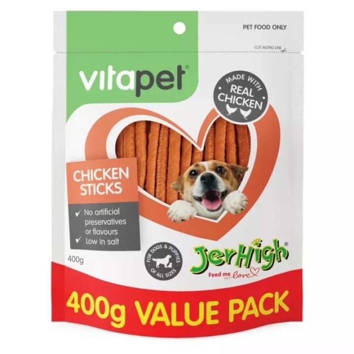 VITAPET Jerhigh Dog Treat 400g