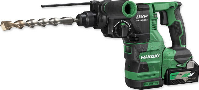 ＊中崙五金【附發票】HIKOKI 日立 36V無碳刷四溝鎚鑽 DH3628DA(全配) 鎚鑽 SDS-PLUS 28mm