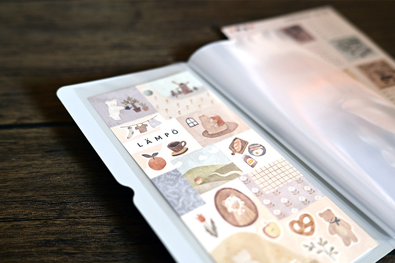 KING JIM 大人的貼紙收集冊