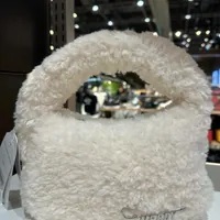 [S] NERDY PNEF23BG040301 CURLY FUR 2WAY HOBO BAG,IVORY, 8809936580530 (SN383)