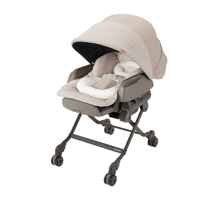 Combi BEDi Long AT SS電動安撫餐搖椅【贈餐椅專用日式網格蚊帳】