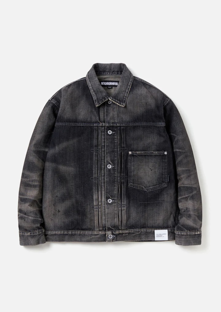 NEIGHBORHOOD FW23 SAVAGE DENIM TYPE-1 JACKET | BLACK