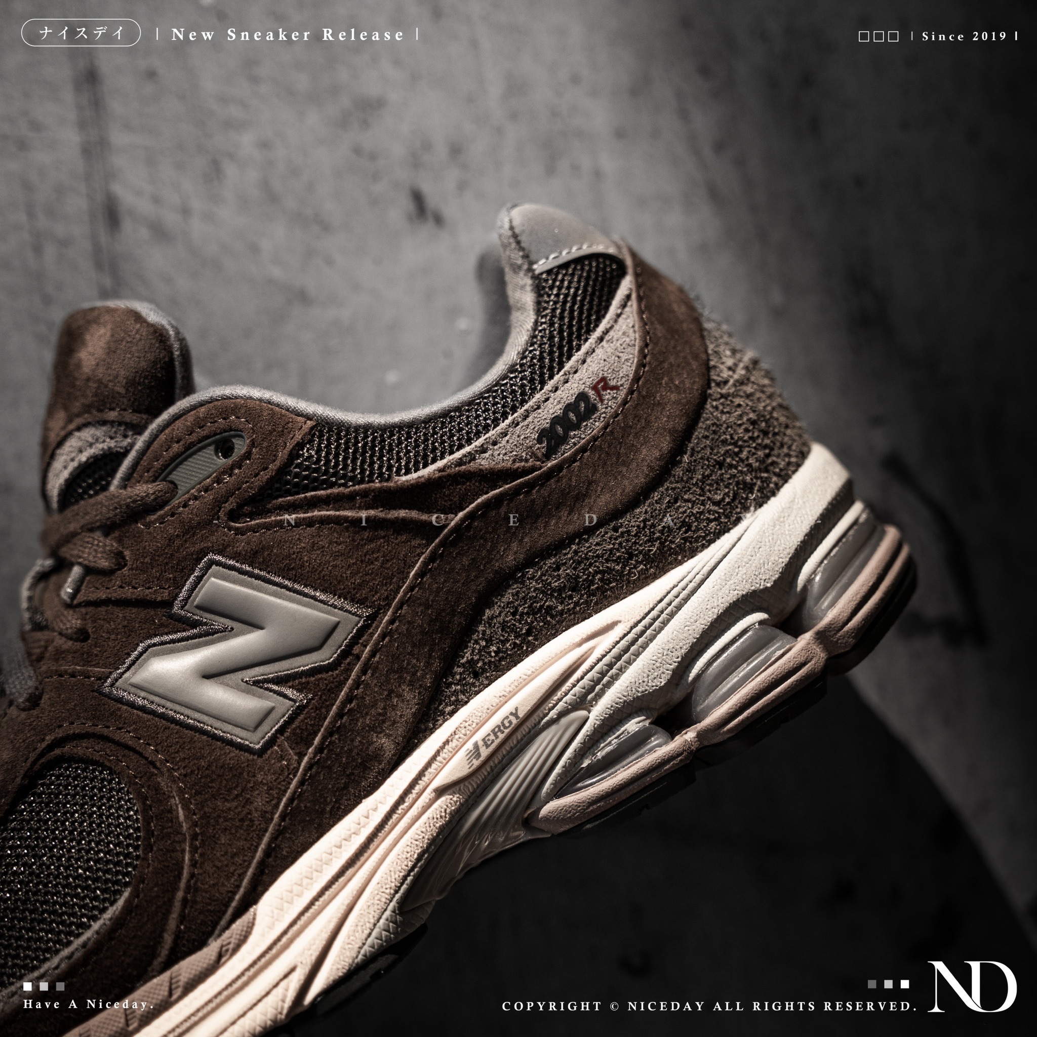 NICEDAY New Balance NB 2002R 咖啡棕麂皮復古慢跑鞋休閒鞋M2002RLY