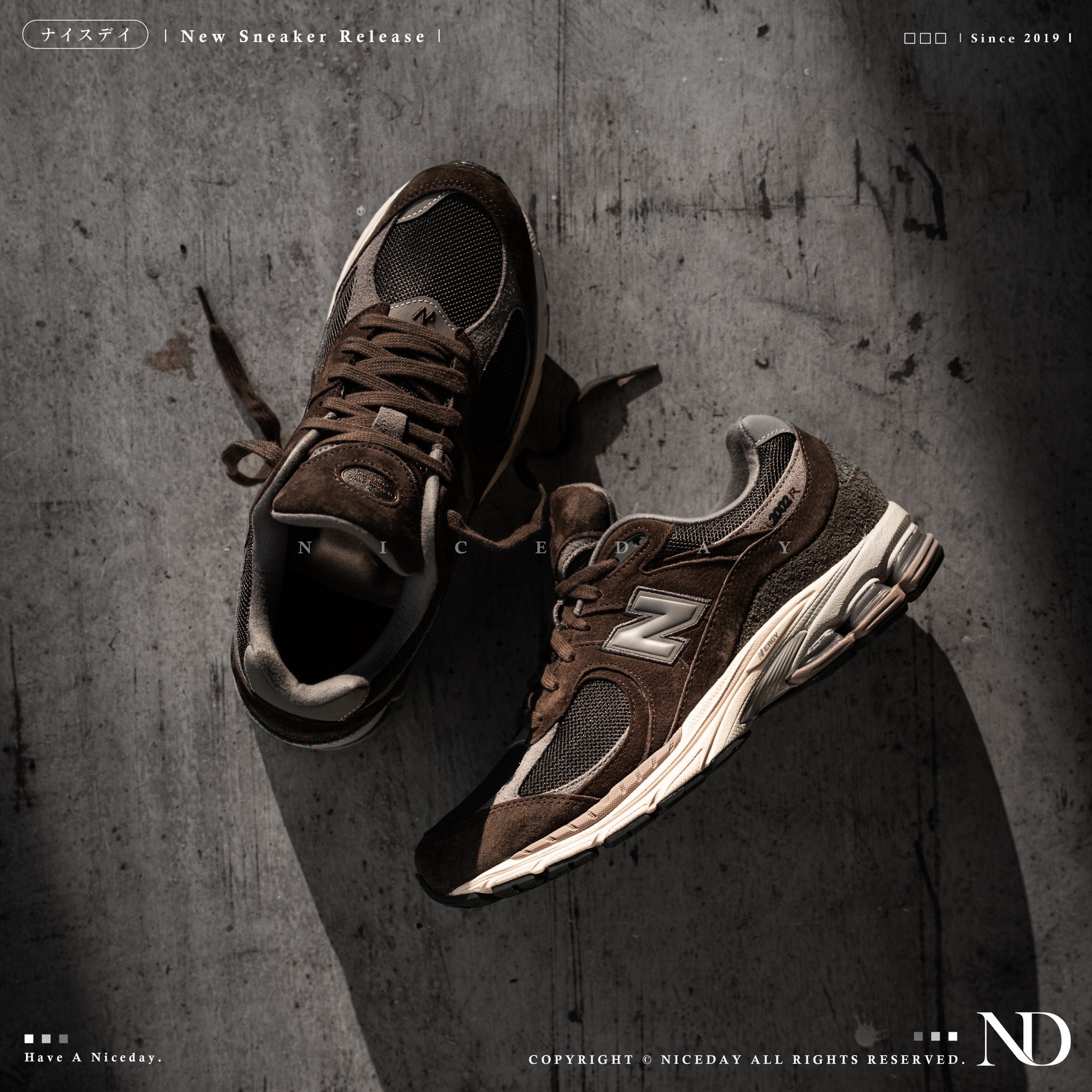 NICEDAY New Balance NB 2002R 咖啡棕麂皮復古慢跑鞋休閒鞋M2002RLY