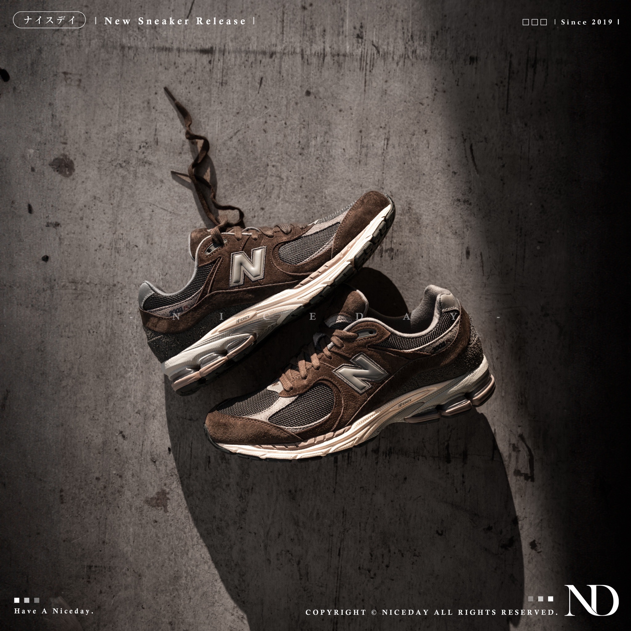 NICEDAY New Balance NB 2002R 咖啡棕麂皮復古慢跑鞋休閒