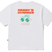[S] NERDY MUSIC S/S T-SHIRT,WHITE, PNEU23KG140003 (SN389)