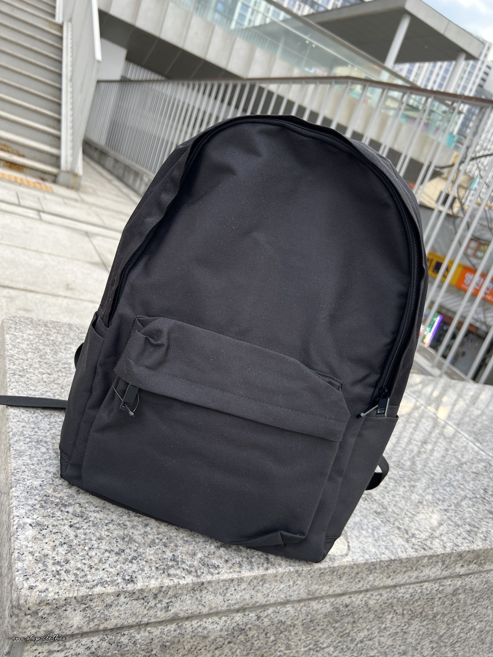 正韓Choose經典百搭好好裝後背包 (黑)