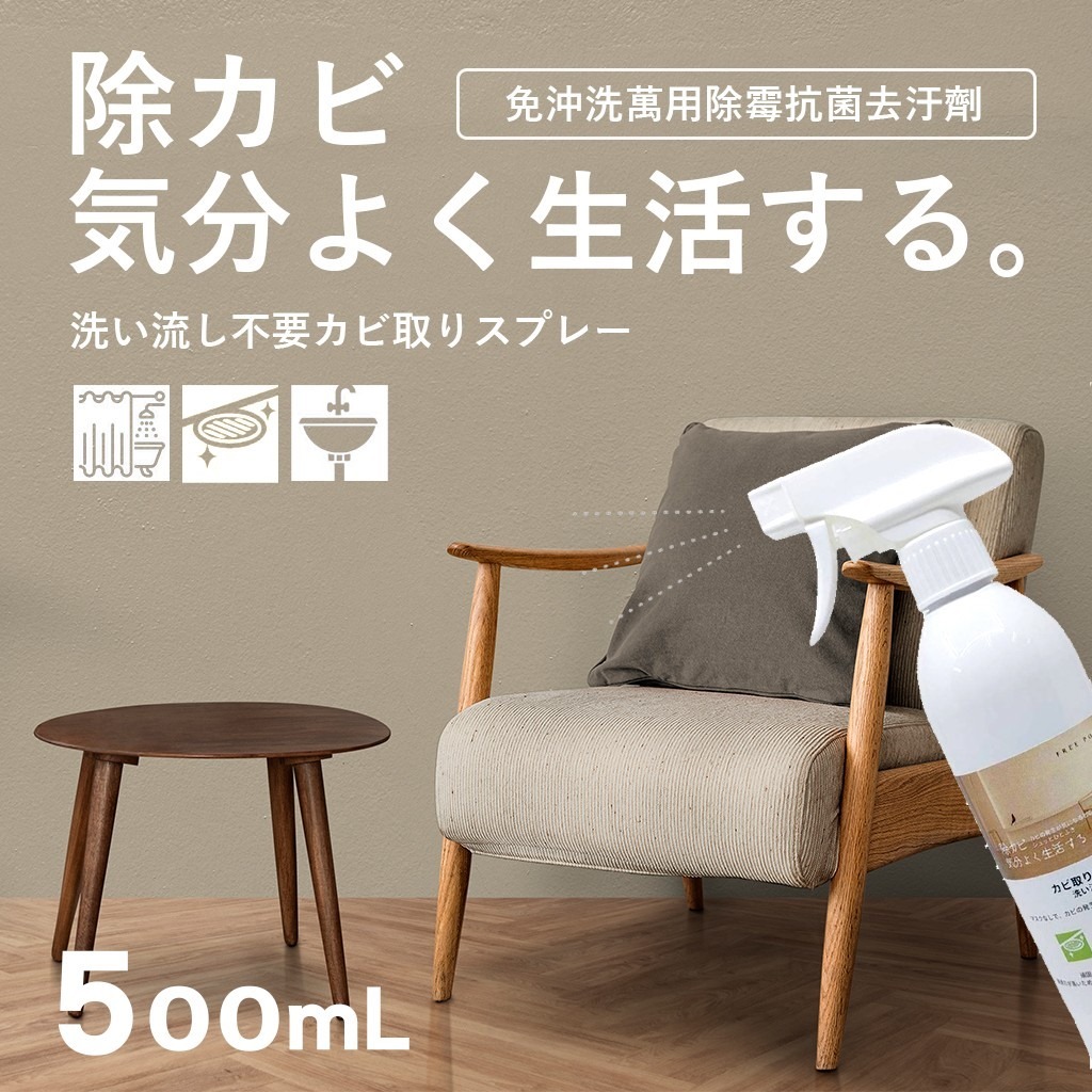 WSBB3338 台灣🇹🇼免沖洗萬用除霉抗菌去汙劑500ml（現貨-A12-20261030）