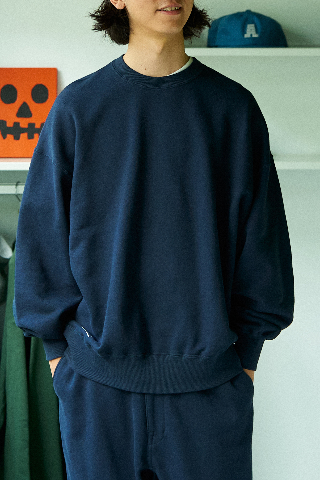 FRESH SERVICE LIGHT OZ CREW NECK SWEAT (3COL)