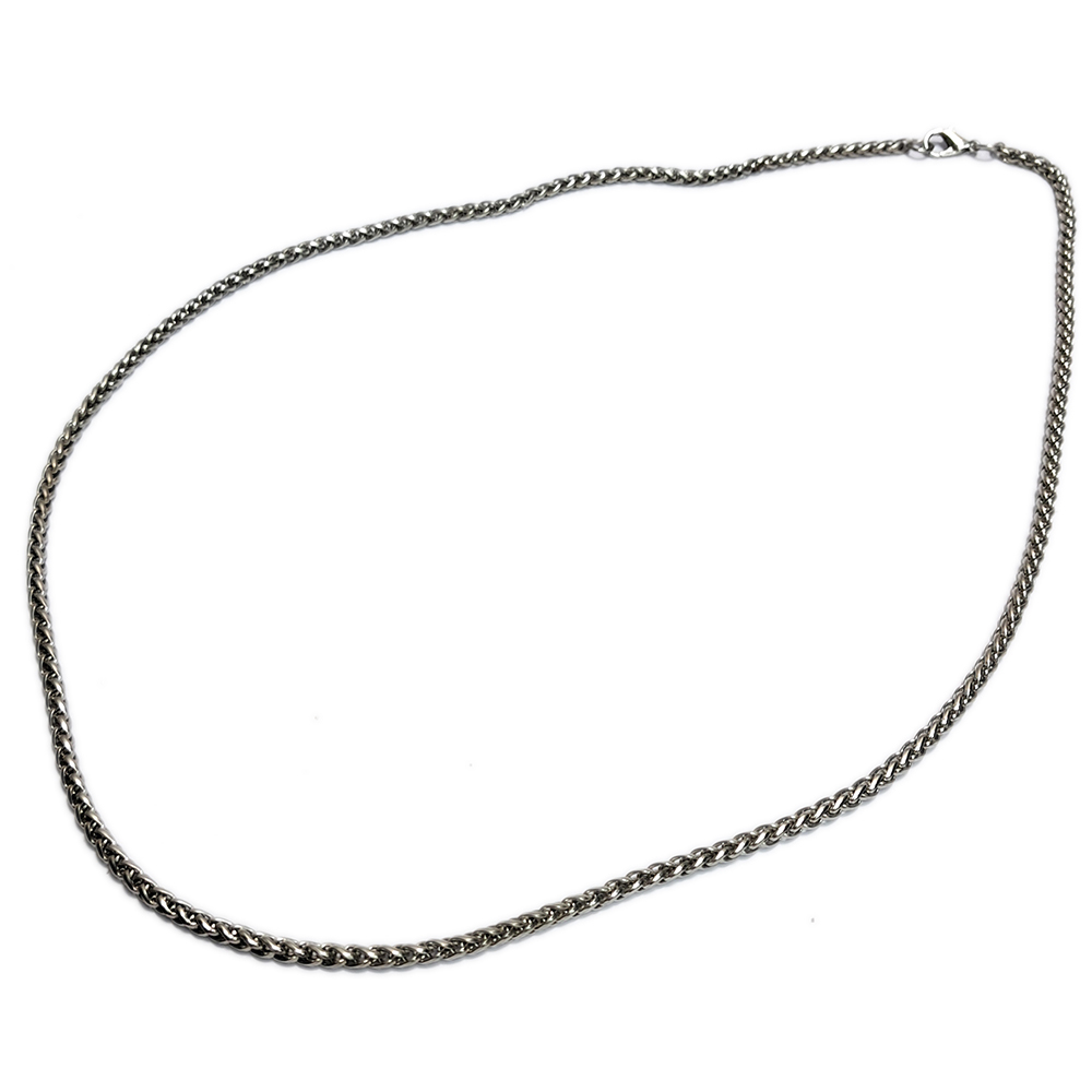 旋轉圓管鋼項鍊56公分【十方】152946