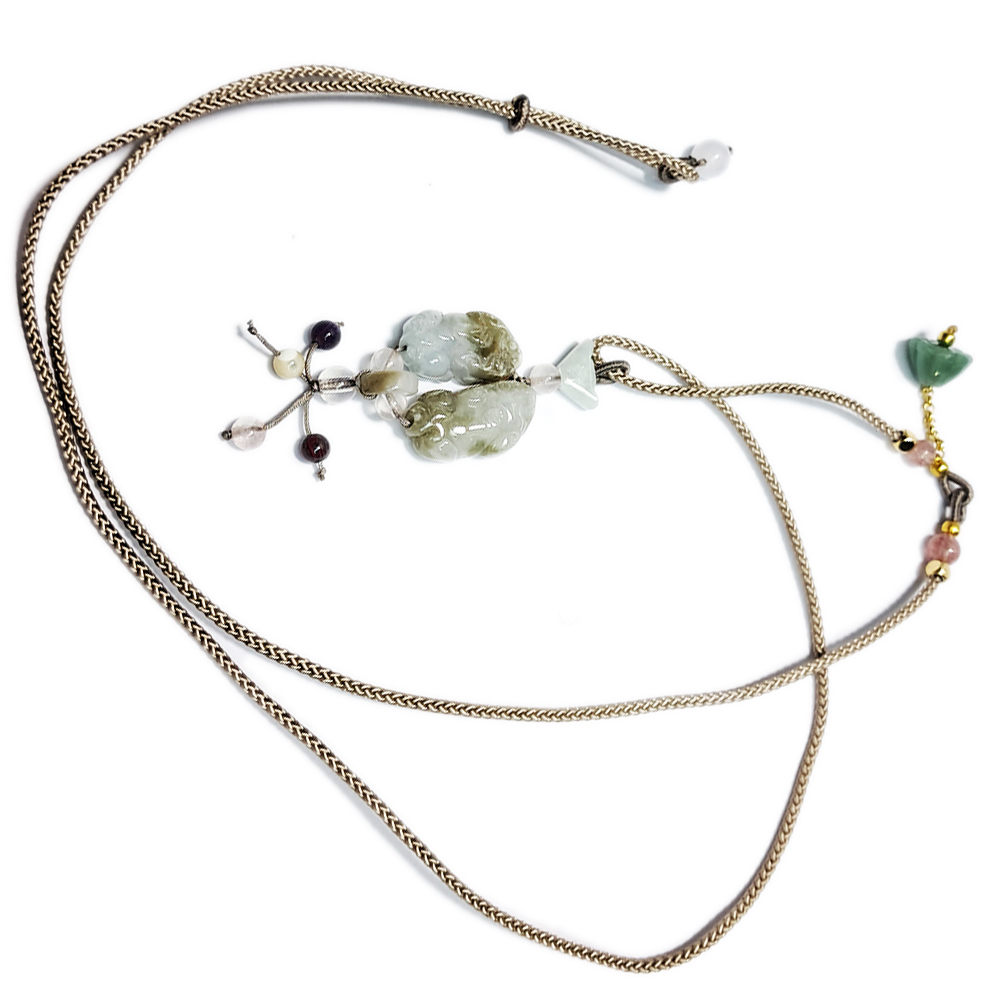 玉貔貅 &中國結項鍊【十方】152963