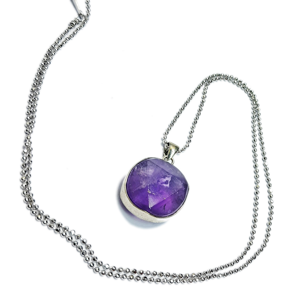 大衛星{紫水晶} 項鍊【十方】152938