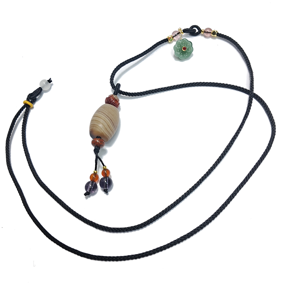 藥師珠鼓珠&中國結項鍊【十方】152982