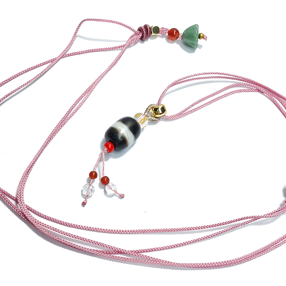 線珠天珠&中國結項鍊【十方】152989