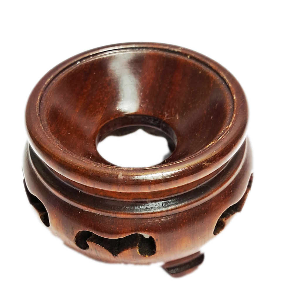 花梨木球座3.5*6公分【十方】153021