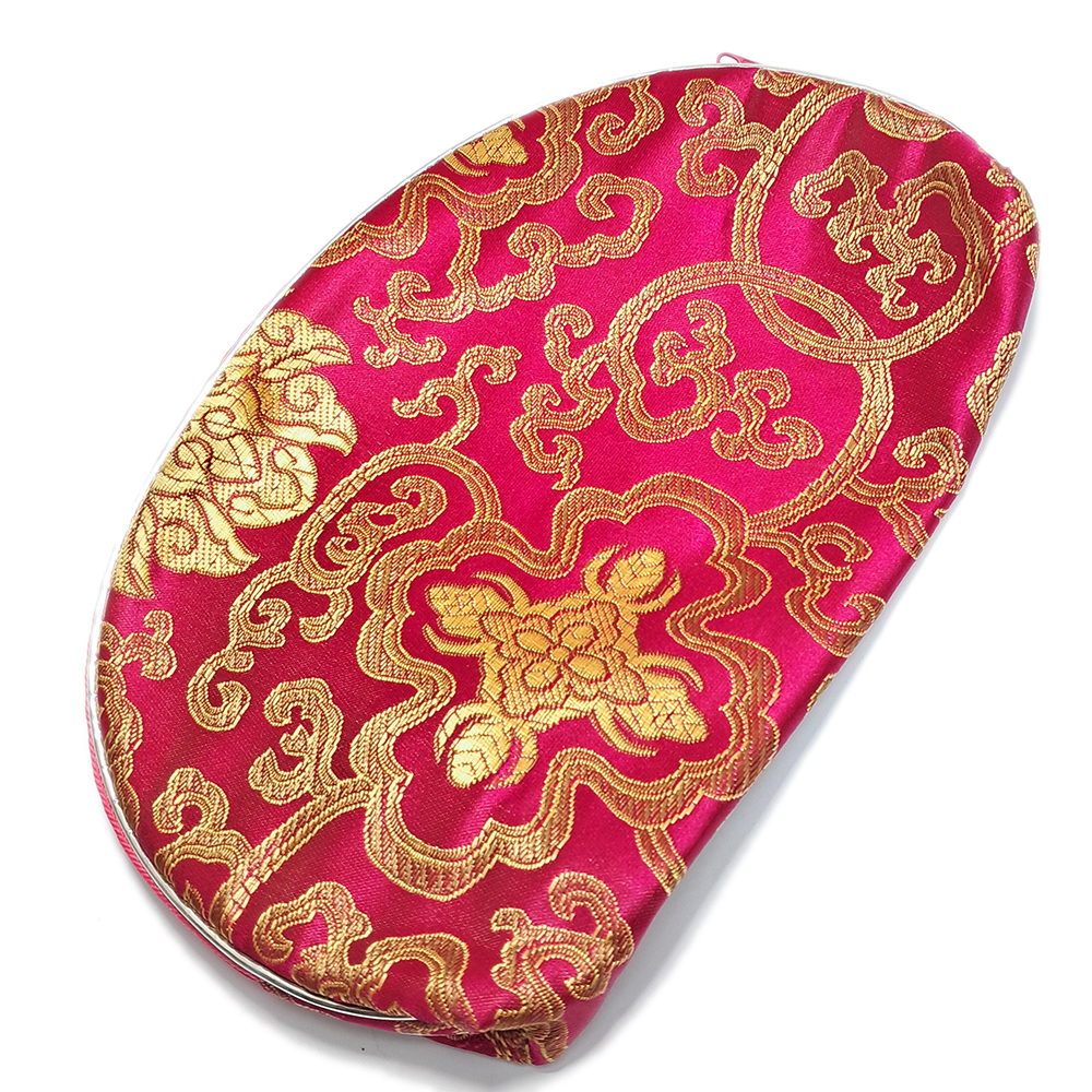 花開富貴拉鍊桃紅色法寶袋【十方】153019