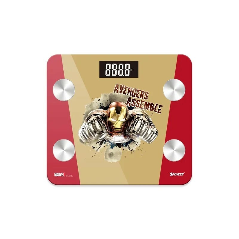 （2026新年限時優惠）xpower 鋼鐵俠系列智能脂肪磅 SBS1