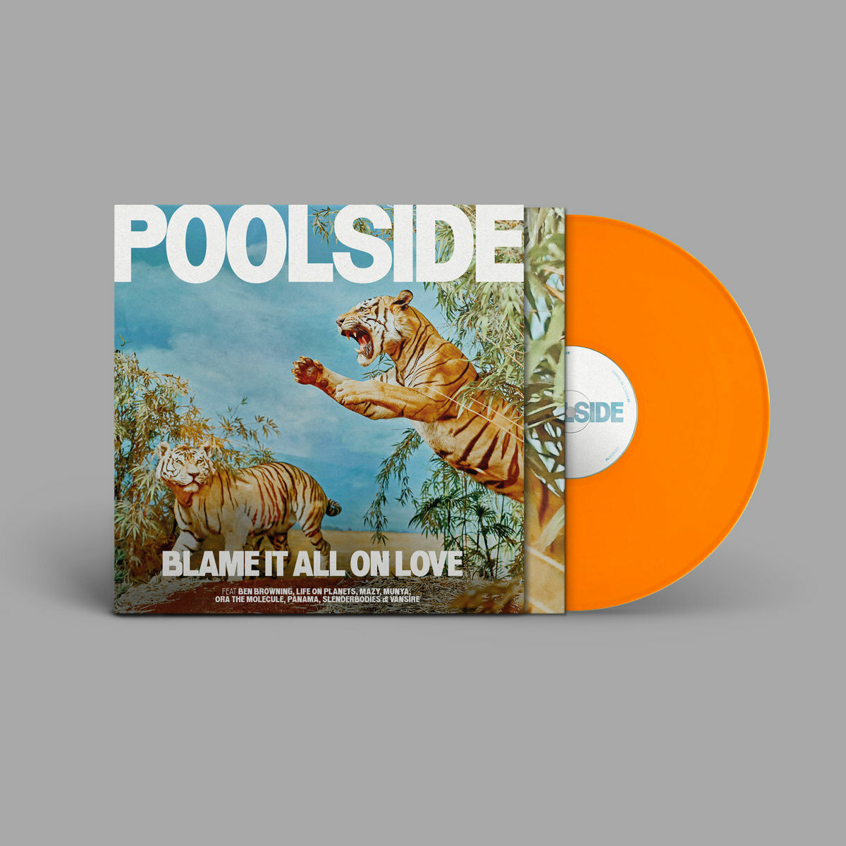 Poolside《Blame It All On Love (Indie Exclusive)》（黃膠LP）