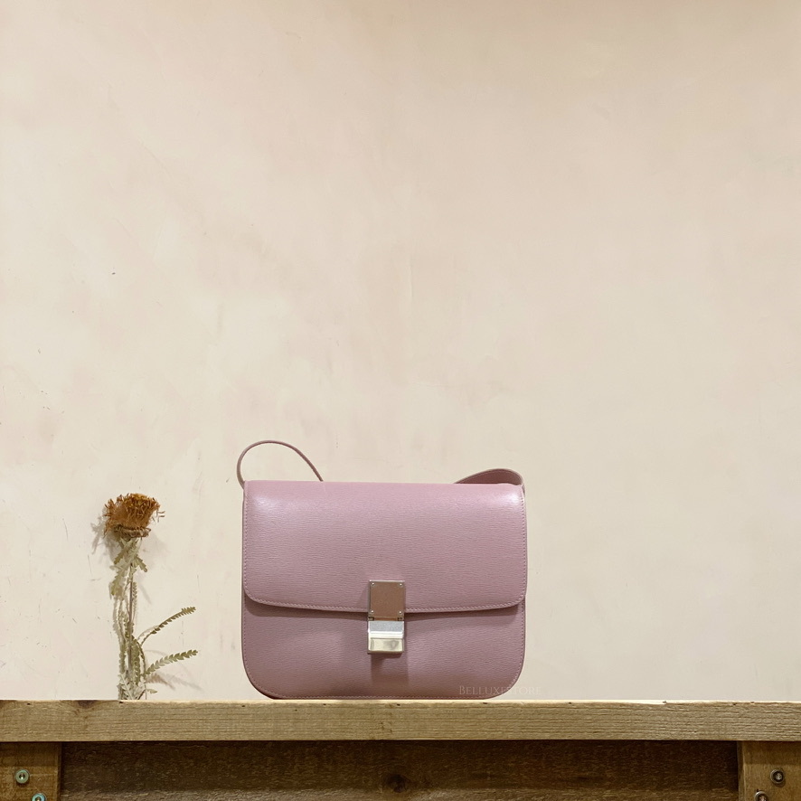 新品☆ＣELINE☆クラシックボックス スモール ピンクベージュ セリーヌクラシック：シンプルなチェーンウォッシングショルダー
