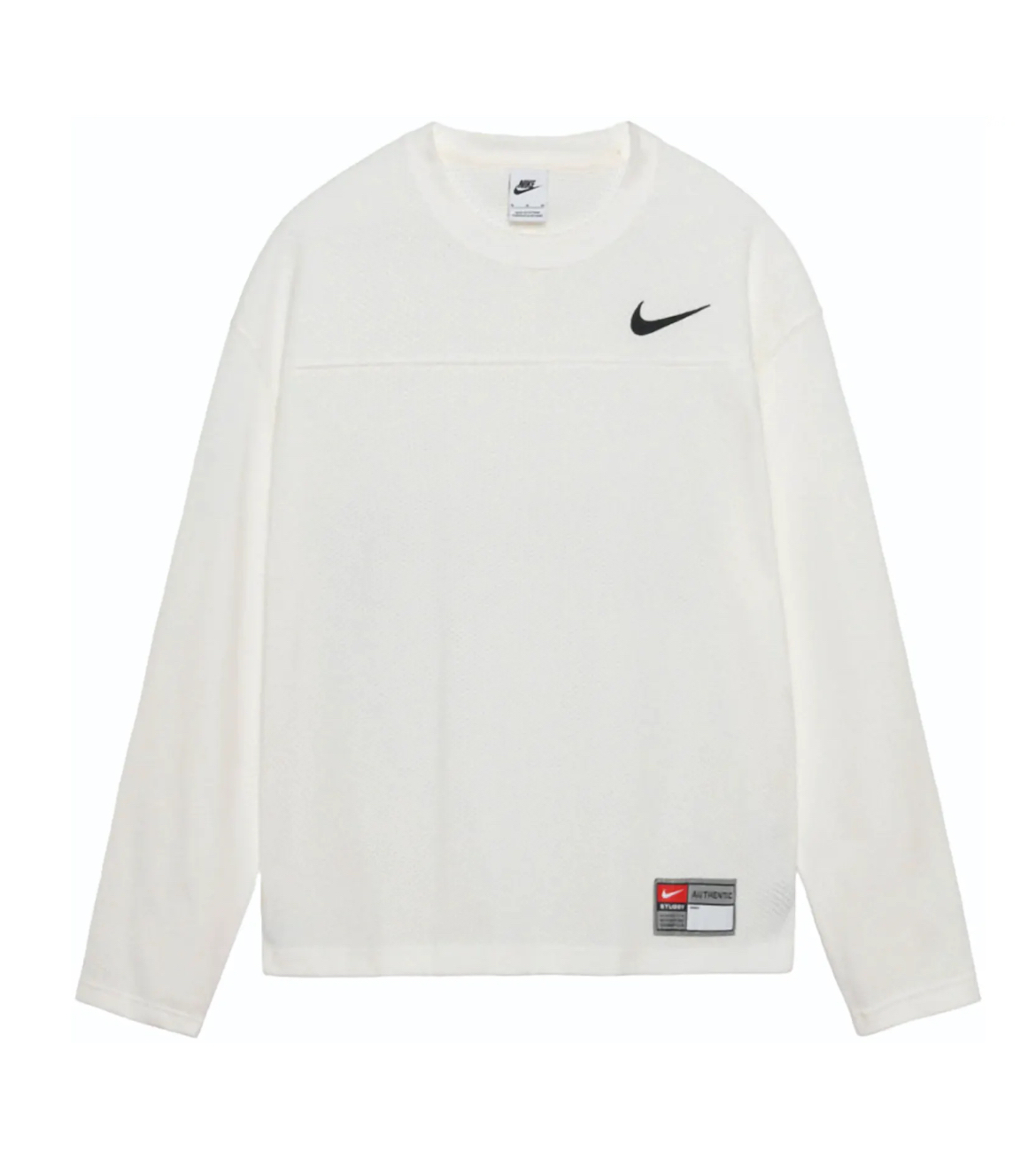 Stussy x nike dri-fit mesh jersey white