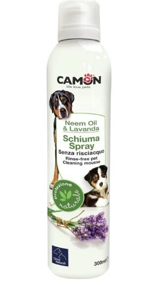 意大利 Orme Naturali 犬用驅蝨免沖洗清潔泡沫 - 薰衣草味 300ml