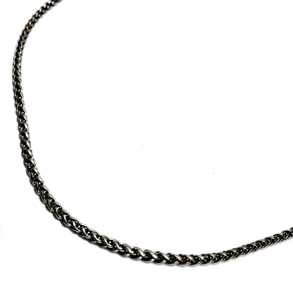 旋轉圓管鋼項鍊56公分【十方】152946