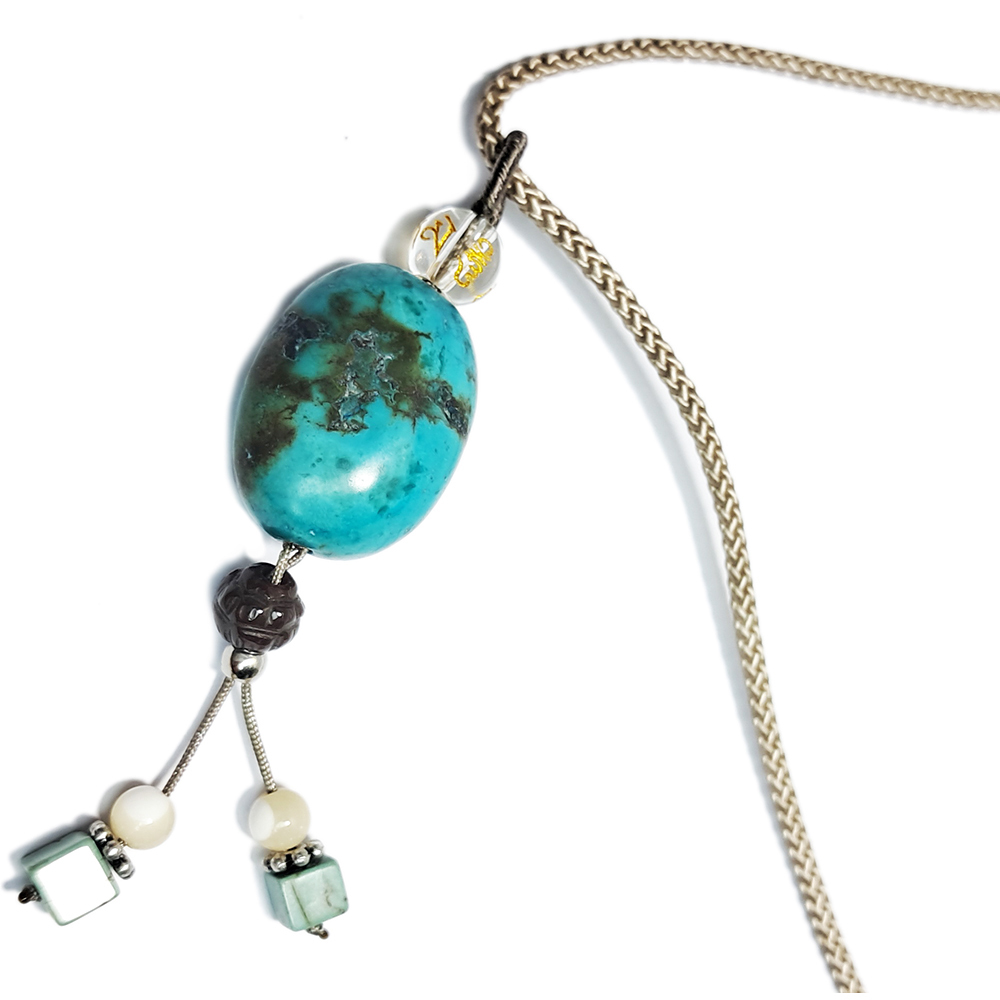 綠松石&安神中國結項鍊【十方】152925