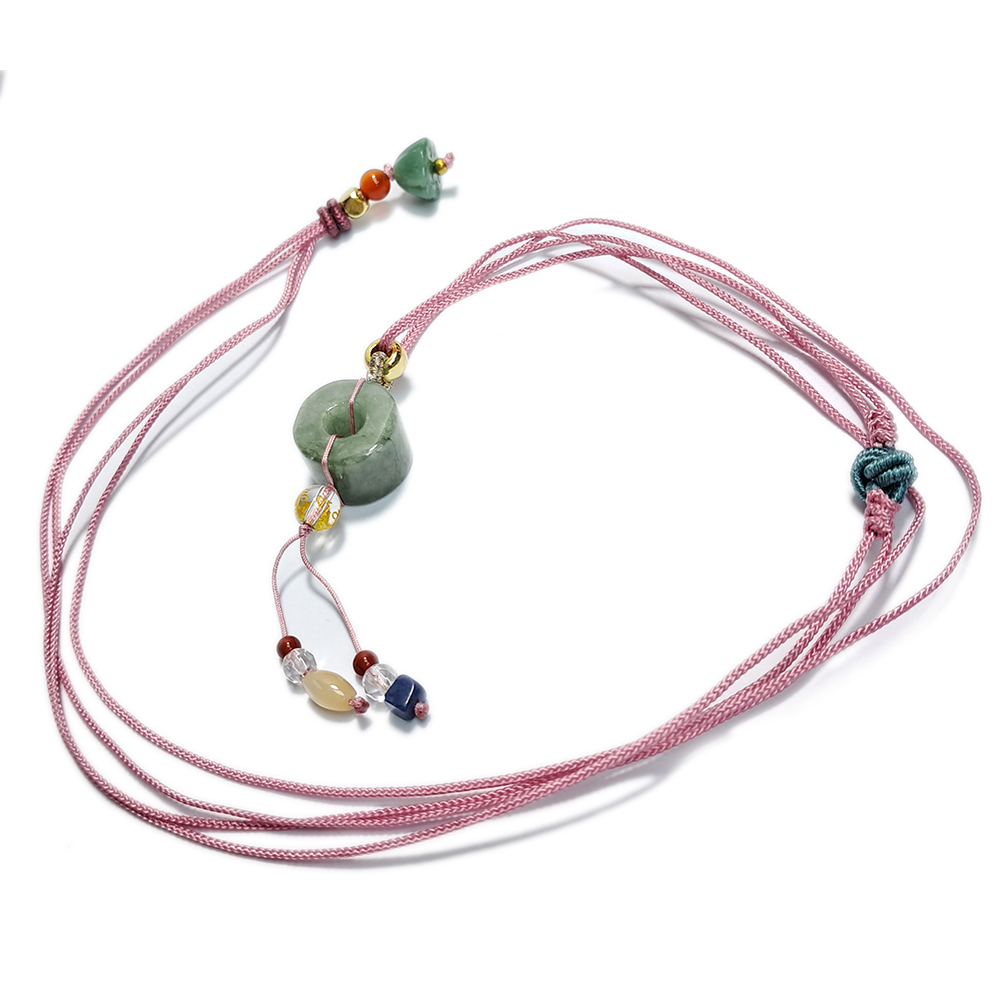 平安扣{玉}&中國結項鍊【十方】152970