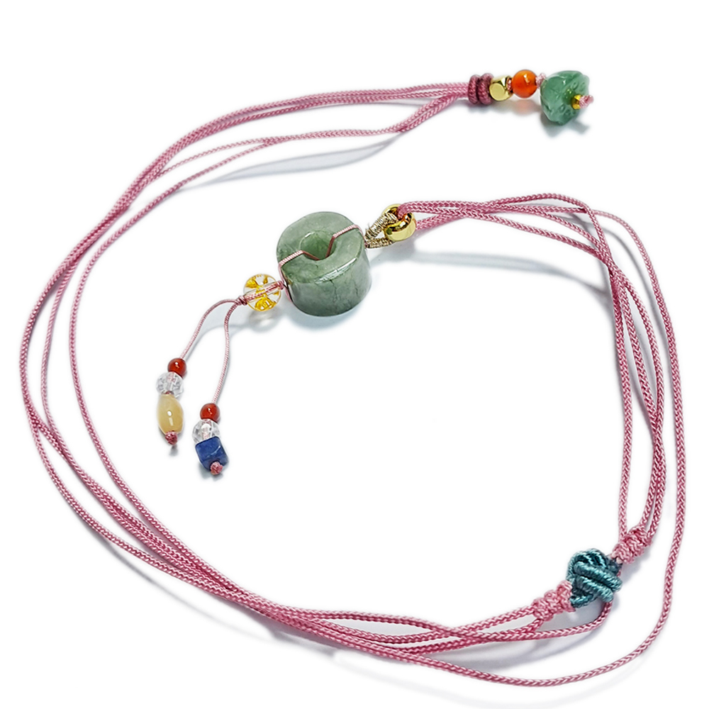 平安扣{玉}&中國結項鍊【十方】152970