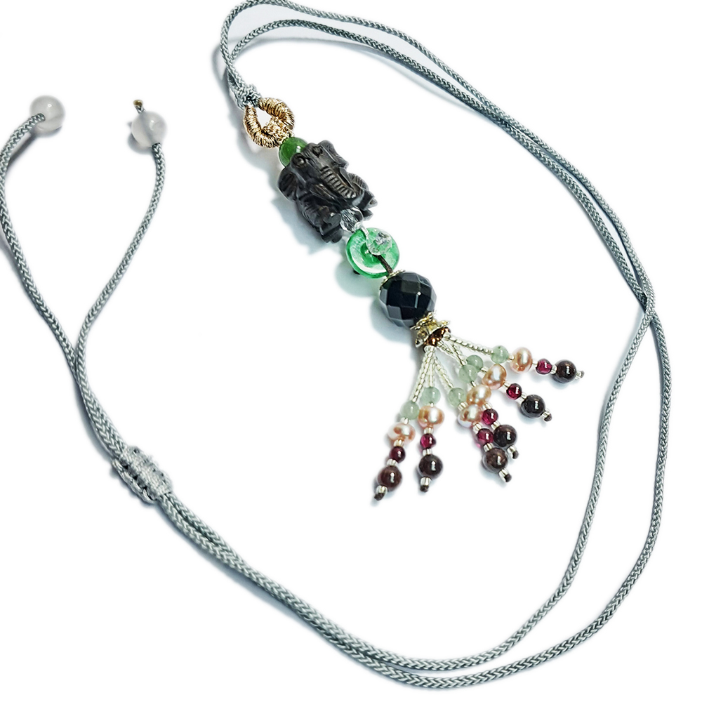 許願象{黑檀}&中國結項鍊【十方】152975