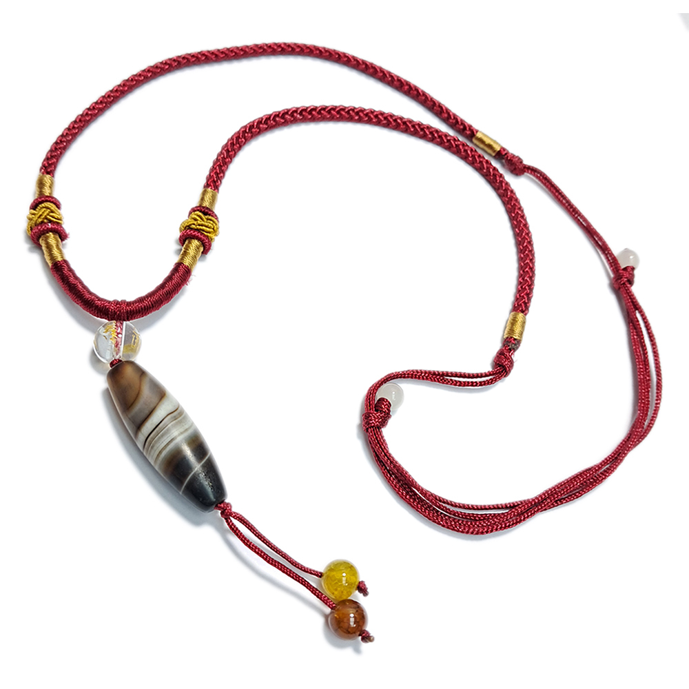 藥師珠天珠&中國結項鍊【十方】152986