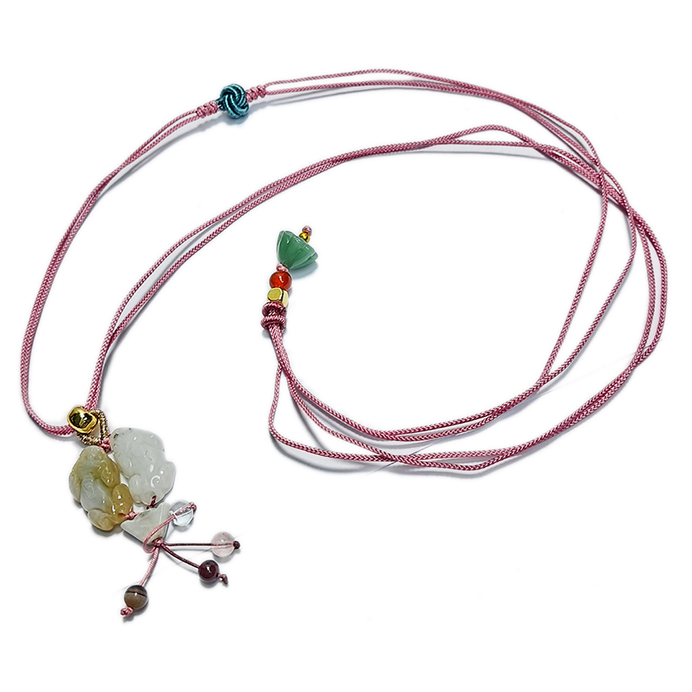 玉貔貅 &中國結項鍊【十方】152993