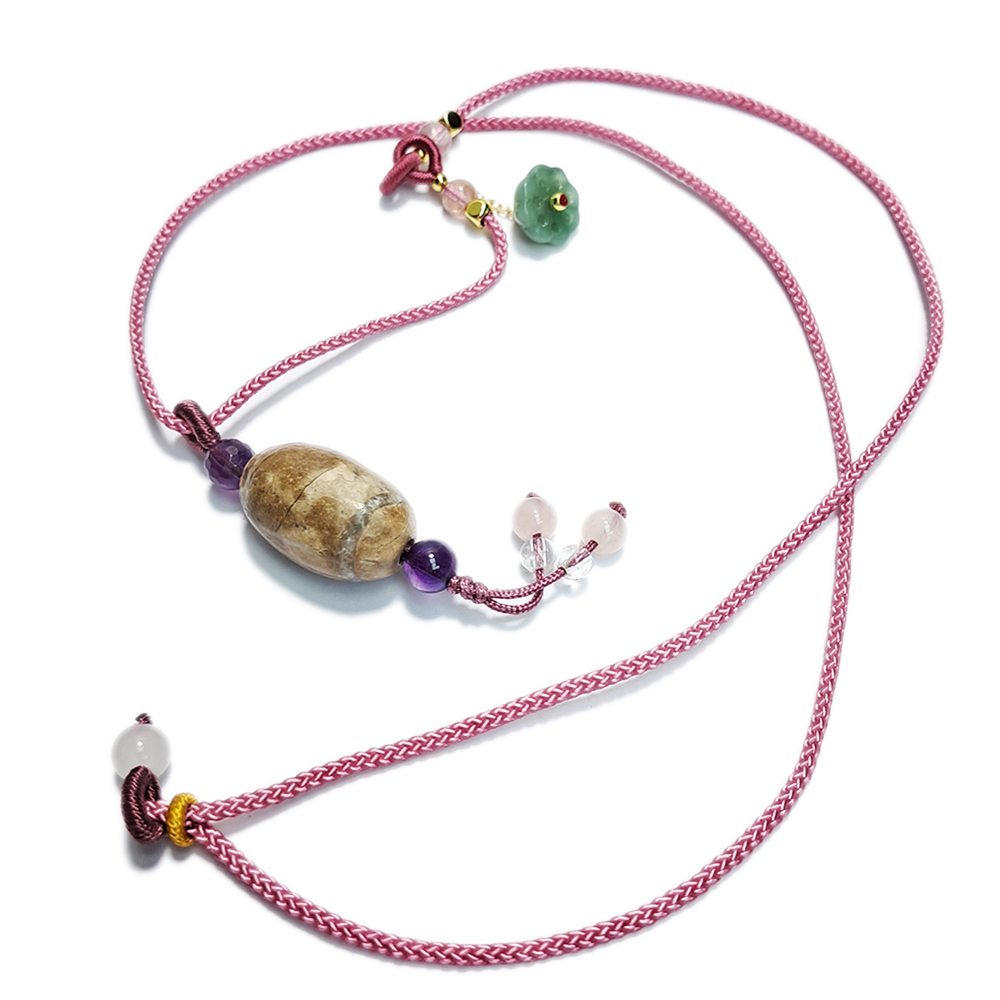 龍宮舍利(跳出舍利)寶珠&中國結項鍊【十方】152999