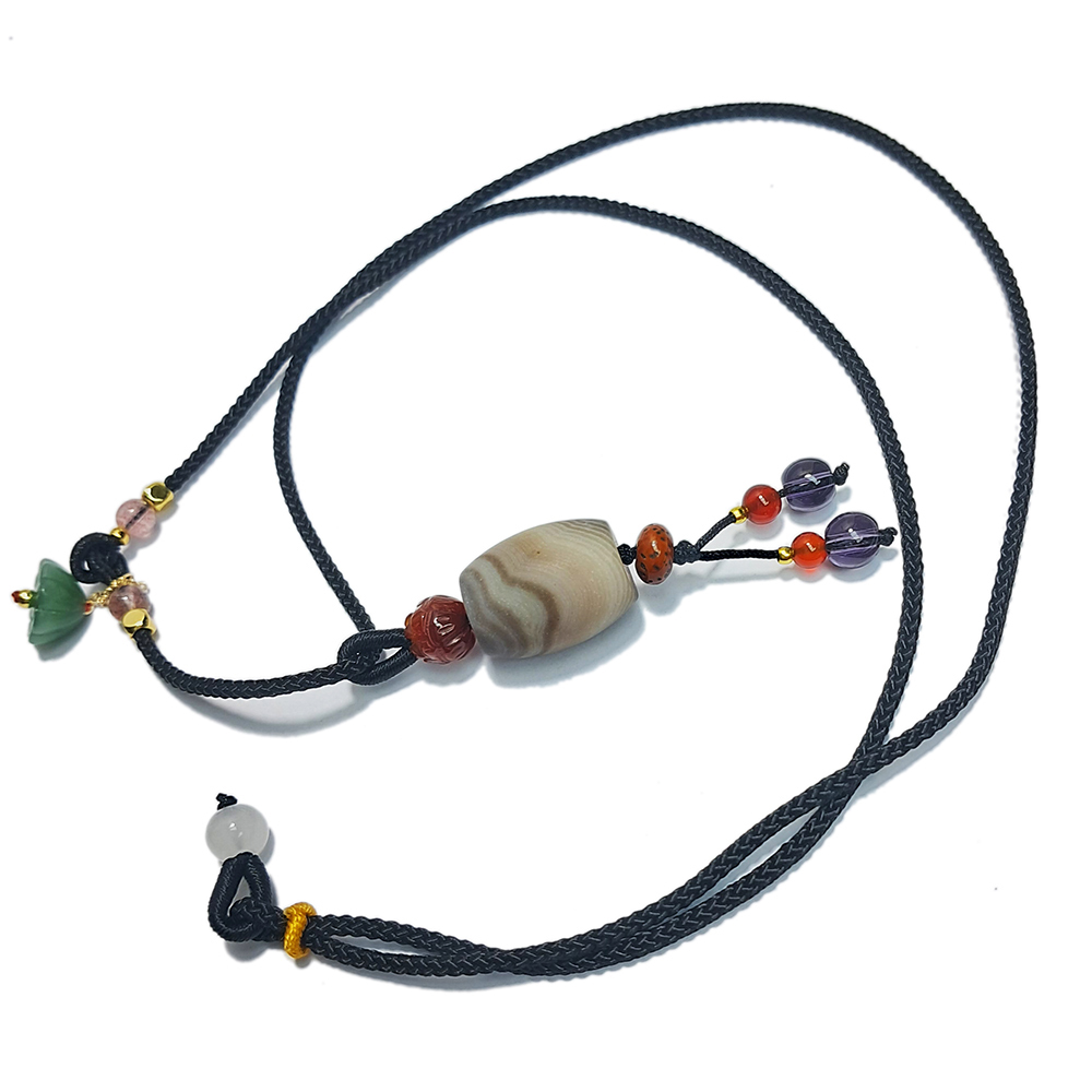 藥師珠鼓珠&中國結項鍊【十方】152985