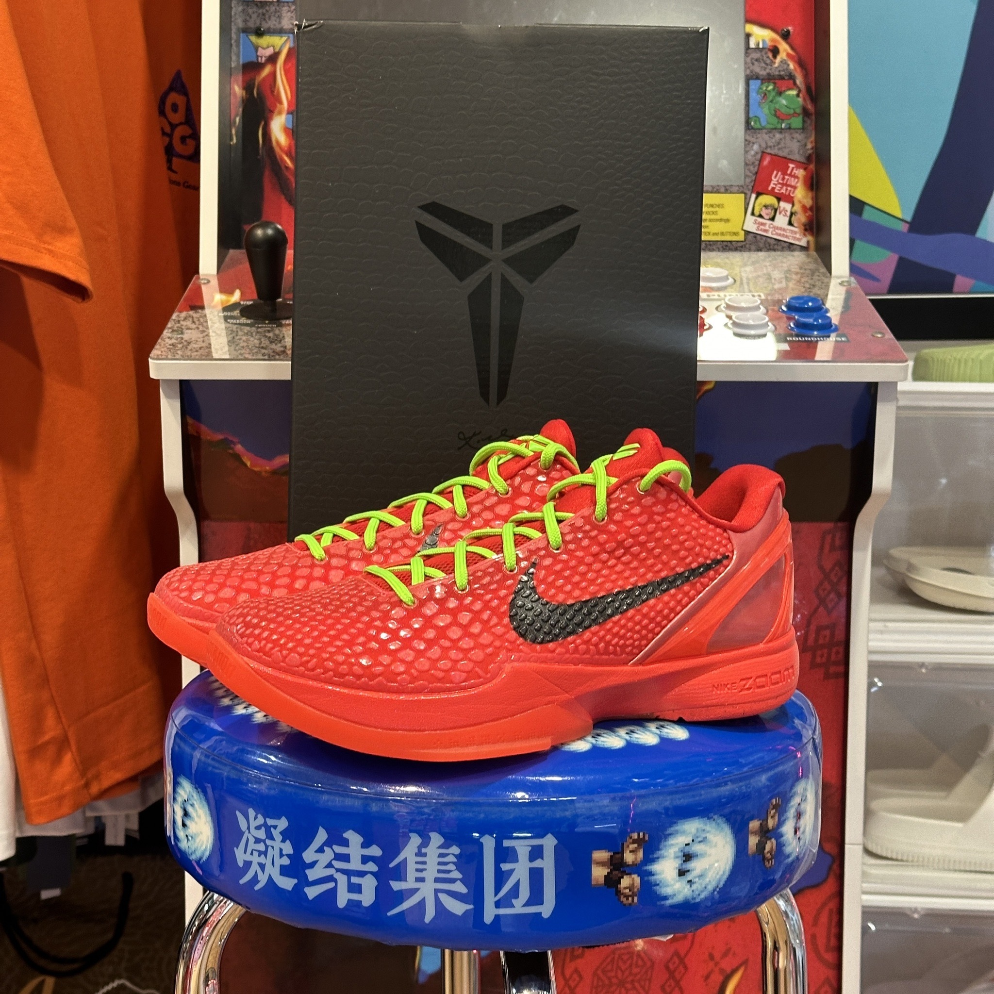 (代購商品) Nike Zoom Kobe 6 Protro Reverse Grinch 紅青竹絲 蛇皮 籃球鞋 男鞋 FV4921-600